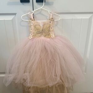 Pottery Barn Kids Pink and Gold Fairy Costume